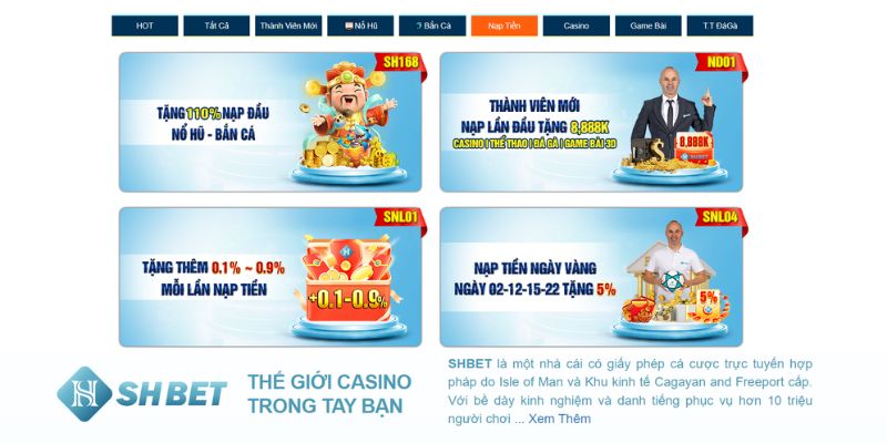 Nạp Tiền Shbet - Hướng Dẫn Chi Tiết, Nhanh Gọn và An Toàn 10 Cách tìm sự kiện khuyến mãi về giao dịch nạp tiền Shbet